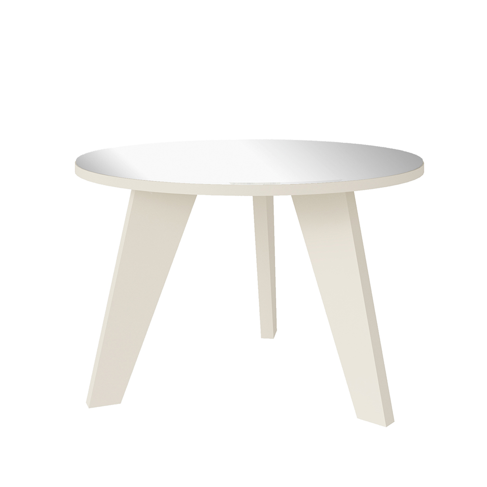 Mesa de Centro Redonda Espanha Off White