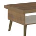 Mesa de Centro Retangular Lucca Pinho e Off White