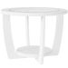 Mesa de Centro com Tampo em Vidro - Curve Branco