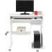 Mesa para Computador 160 com 3 Nichos e Porta Revistas Branco