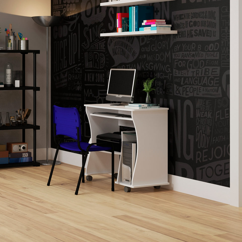 Mesa para computador 160 Branco