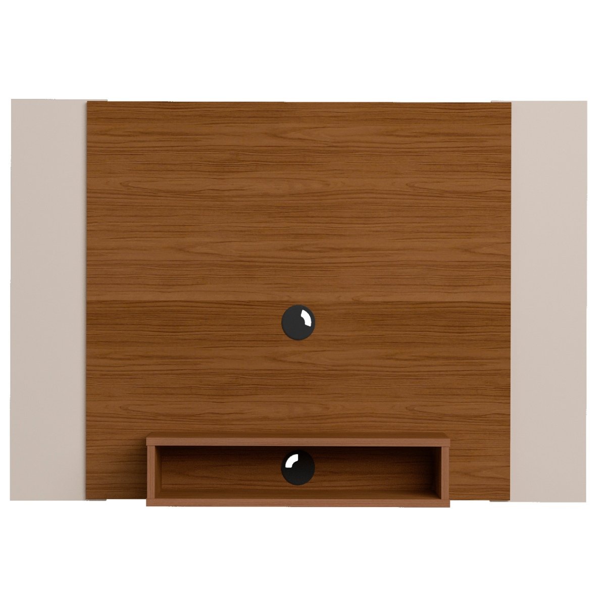 Painel Cine para TV 47 com Nicho Cedro / Off White