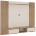Painel Nevada Tv 75 com Prateleira e 2 Portas Carvalho - Off White