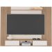 Painel Nevada Tv 75 com Prateleira e 2 Portas Carvalho - Off White