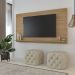 Painel TV 60" Slim Carvalho