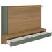 Painel TV 75" Presence Carvalho / Menta