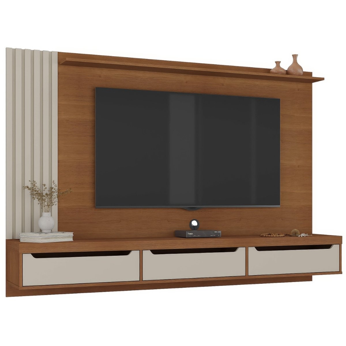 Painel TV 75" Presence Cinamomo/Off White