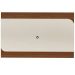 Painel TV 86" Elegance Cedro / Off White