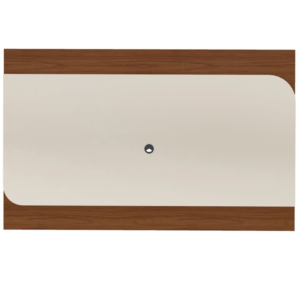 Painel TV 86" Elegance Cedro / Off White