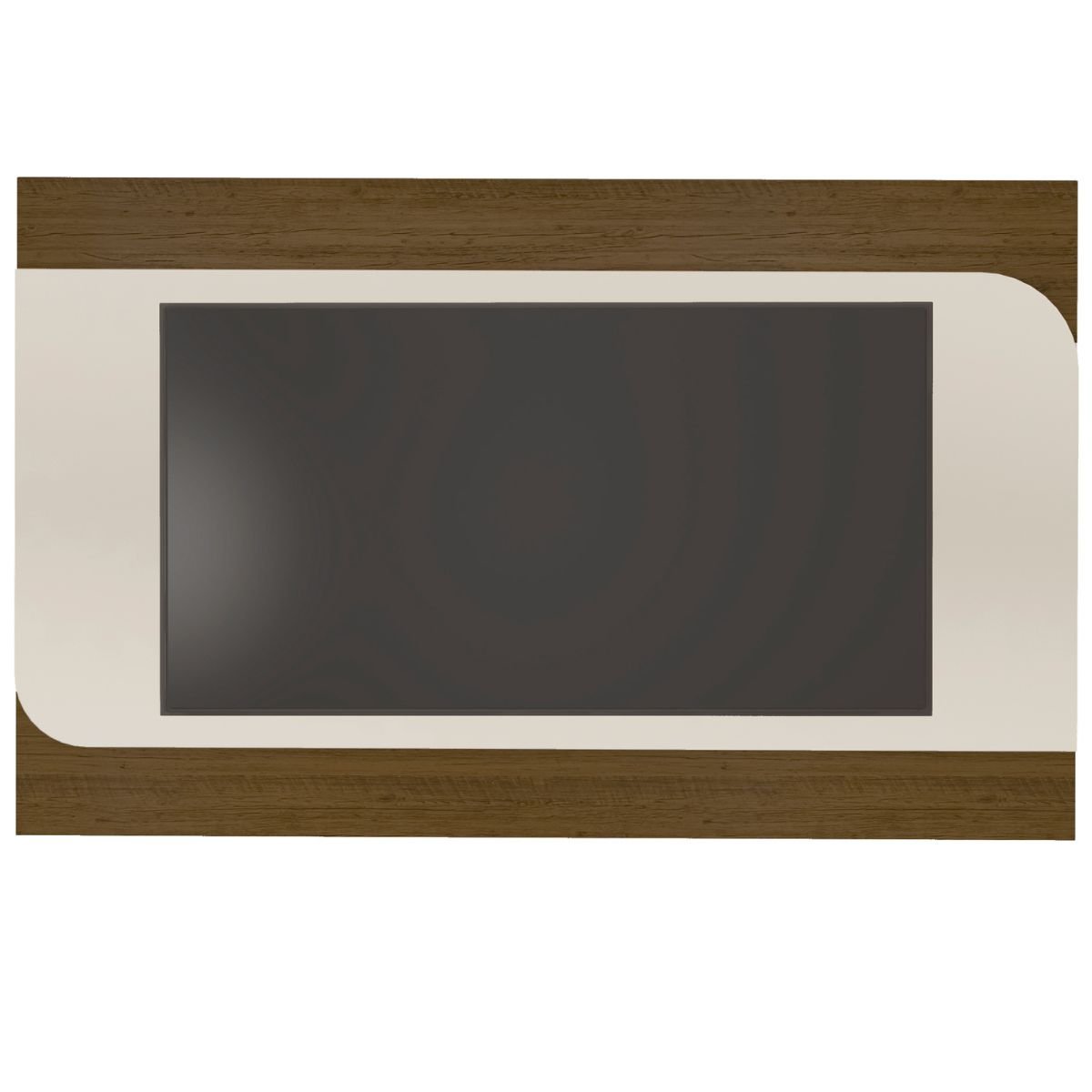 Painel TV 86" Elegance Pinho / Off White