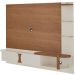 Painel Tv 72 Led e Prateleiras de Vidro Toronto Cinamomo/Off White