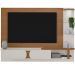 Painel Tv 72 Led e Prateleiras de Vidro Toronto Cinamomo/Off White