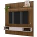 Painel Tv 75" Belluno Pinho Ripado/Off White