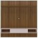 Painel Tv 75" Belluno Pinho Ripado/Off White