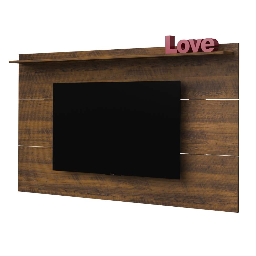 Painel para TV 42 Polegadas Slim Pinho 180 cm