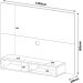 Painel para TV 50 Flash com Nicho Cinamomo/Off White