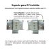 Painel para TV 50 Flash com Nicho Cinamomo/Off White