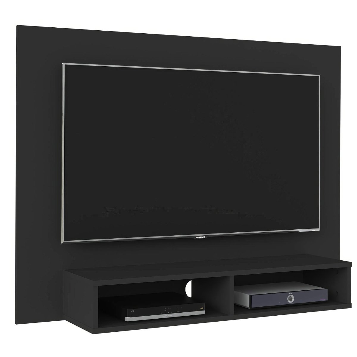 Painel para TV 50 Flash com Nicho Preto