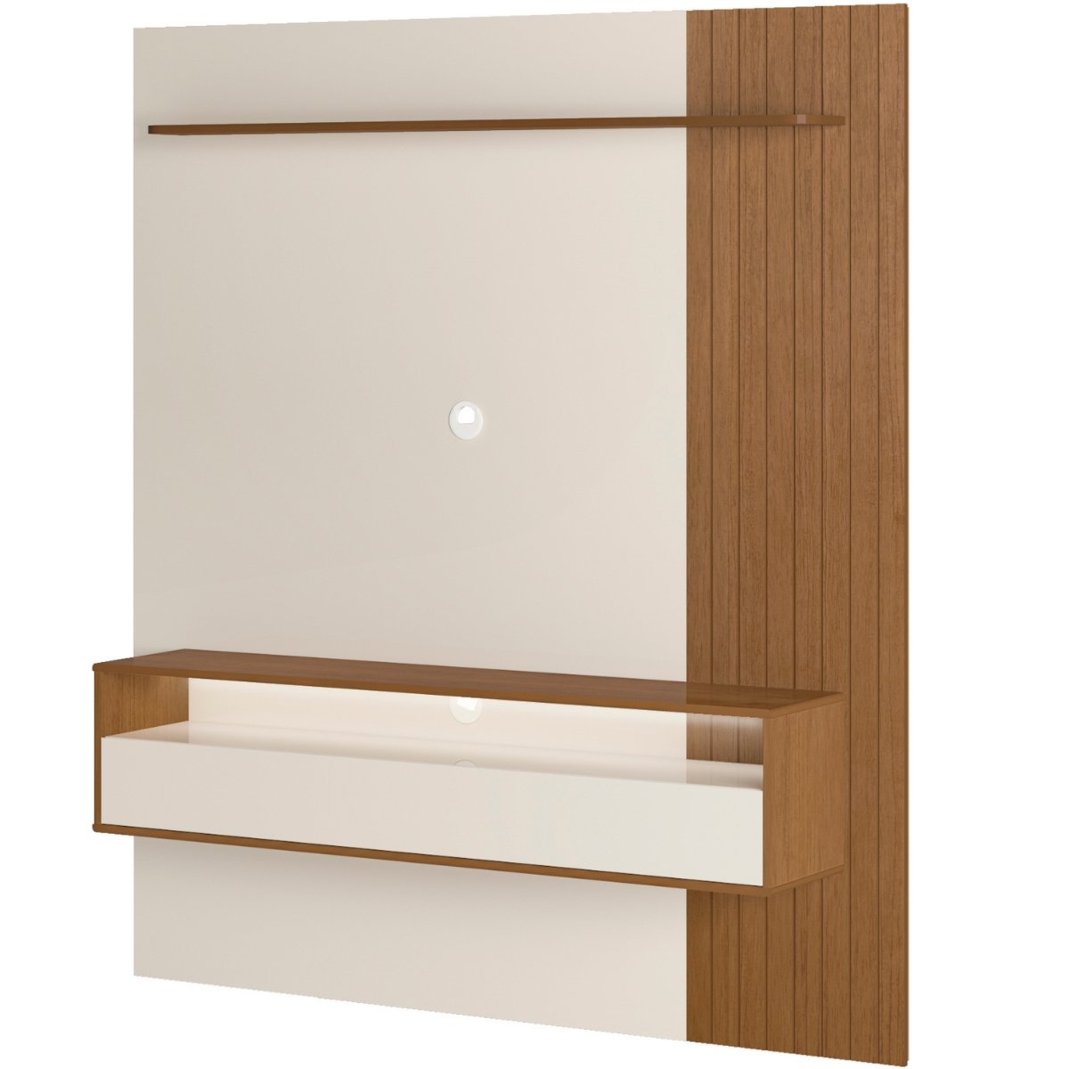 Painel para TV 65'' com Led Artely Matisse Cinamomo/Off White
