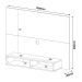 Painel para TV até 47 Polegadas Flash Preto