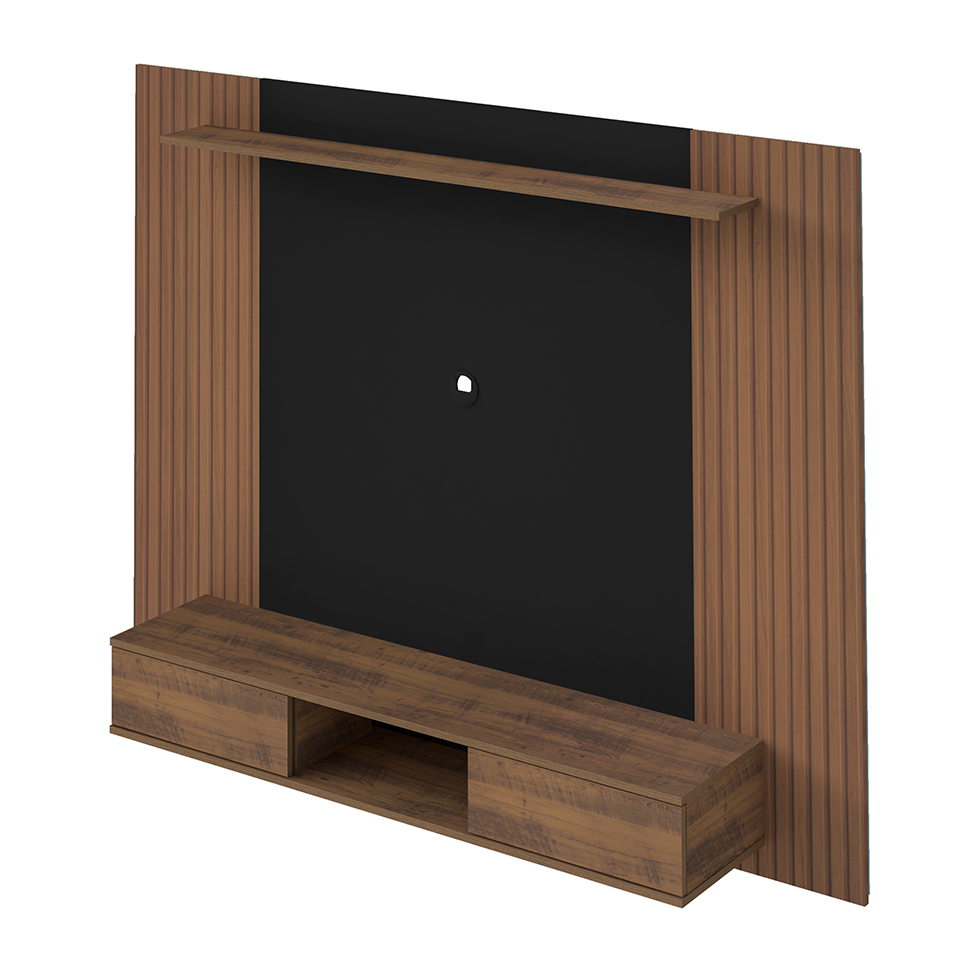 Painel para TV até 75 Polegadas Nevada Pinho e Preto