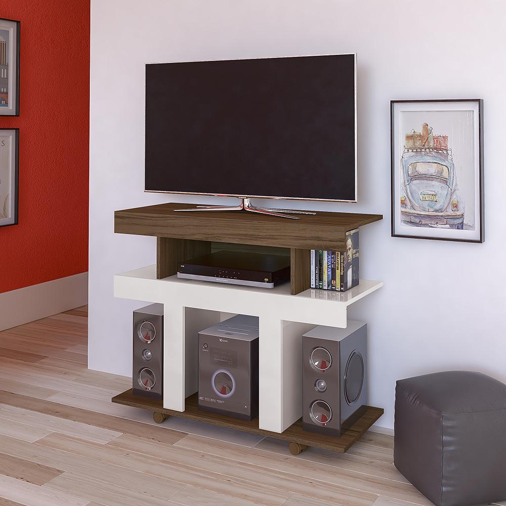 Rack 2 Gavetas para TVs 65 Polegadas Córdoba Terracota