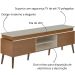 Rack Aparador Lumina - Tv 75 Cinamomo/Off White