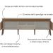 Rack Aparador Lumina - Tv 75 Cinamomo/Off White