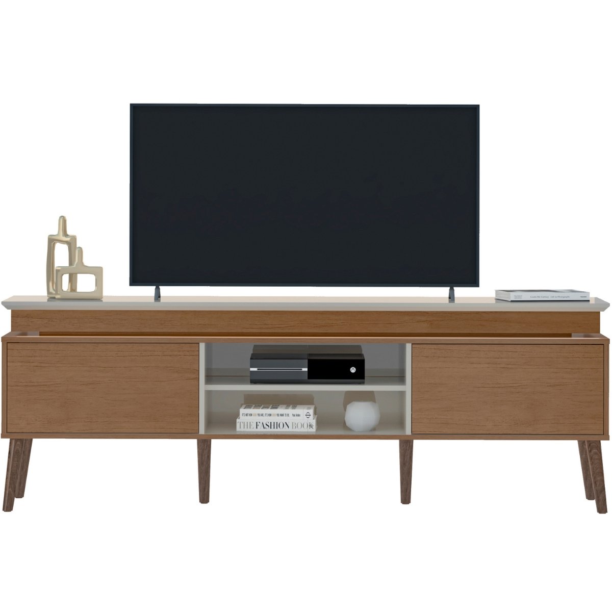 Rack Aparador Lumina - Tv 75 Cinamomo/Off White