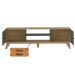 Rack Bancada Charlotte Para Tv 75 Carvalho / Menta