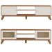 Rack Bancada Charlotte Para Tv 75 Cinamomo/Off White
