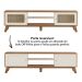 Rack Bancada Charlotte Para Tv 75 Cinamomo/Off White