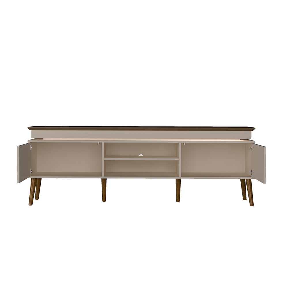 Rack Lumina Pinho e Off White 180 cm
