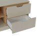 Rack Michigan Off White e Carvalho 160 cm
