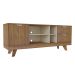 Rack Michigan Pinho e Off White 160 cm