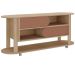 Rack Mundi Tv 65" 2 Portas 2 Prateleiras Naturale / Terracota