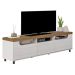 Rack Para Tv 75" 3 Nichos 2 Portas Mercury Pinho / Off White