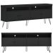 Rack Para Tv até 65" 4 Portas 2 Prateleiras e Nichos Liberty Preto