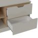 Rack Para Tv até 65" Michigan Com 2 Gavetas e 4 Nichos Off White/Carvalho