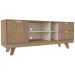 Rack Para Tv até 65" Michigan Com 2 Gavetas e 4 Nichos Pinho / Off White