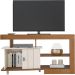 Rack Royal Para Tv 50" com 3 Nichos e 1 Porta Cinamomo/Off White