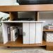 Rack Royal Para Tv 50" com 3 Nichos e 1 Porta Cinamomo/Off White