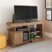Rack Royal Para Tv 50" com 3 Nichos e 1 Porta Pinho