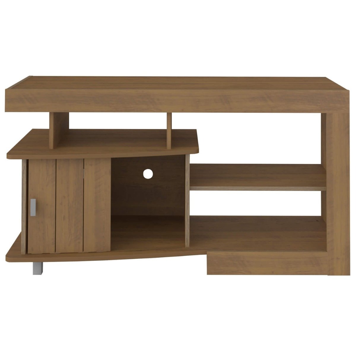 Rack Royal Para Tv 50" com 3 Nichos e 1 Porta Pinho