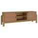 Rack Sala Tv 65" Nature c/ Gavetas Prateleiras e Porta Carvalho/ Terracota/ Palha