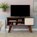 Rack Tv 50" 2 Prateleiras Frank Cedro / Off White