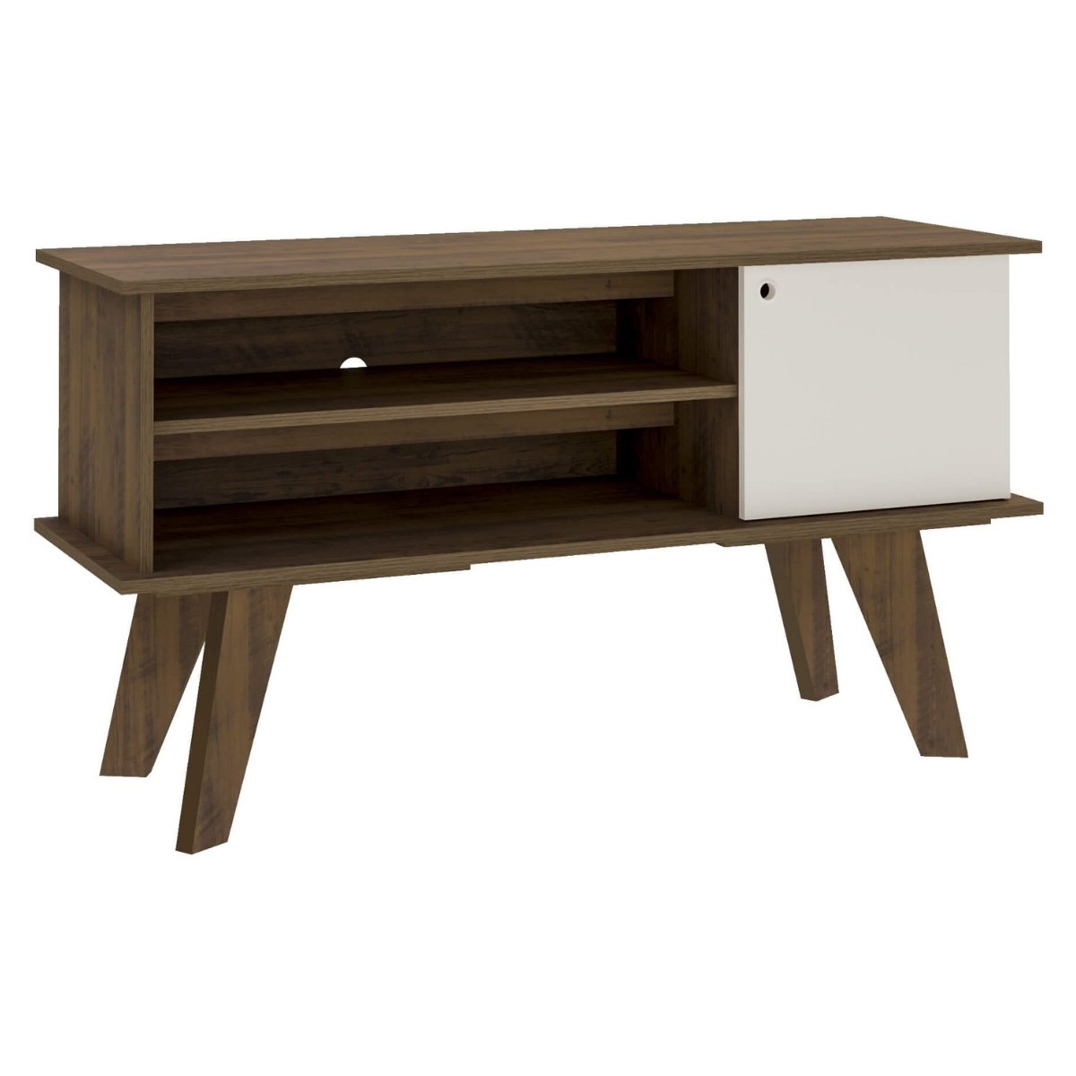 Rack Tv 50" 2 Prateleiras Frank Pinho / Off White