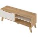 Rack de Sala TV Lotus Carvalho - Off White