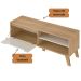 Rack de Sala TV Lotus Carvalho - Off White