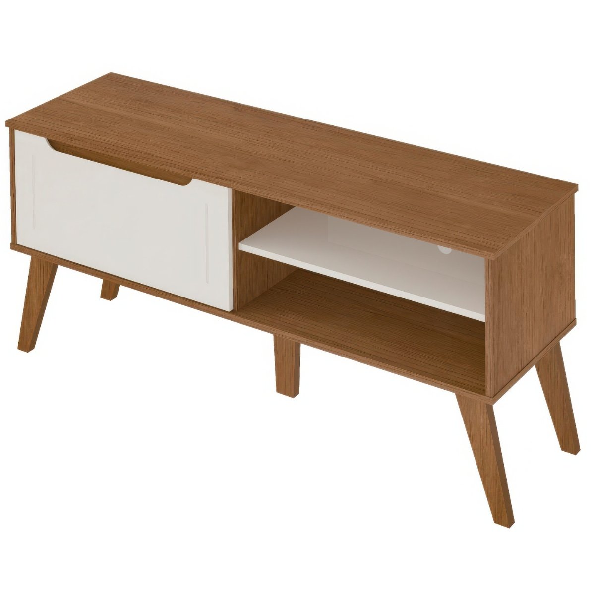 Rack de Sala TV Lotus Cinamomo/Off White
